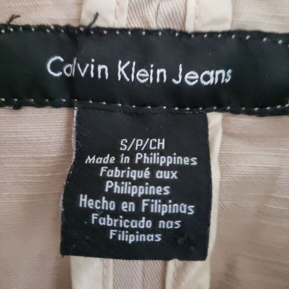 Calvin Klein Jean tan jacket small - Picture 5 of 7